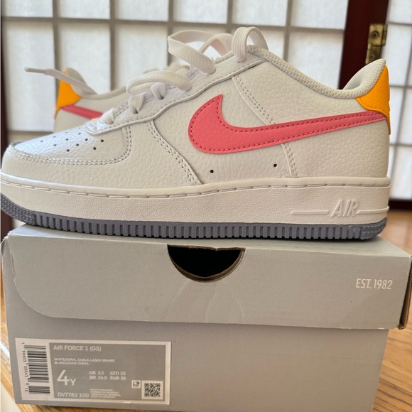 air force 1 peach swoosh
